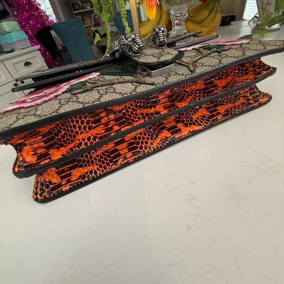 Gucci GG Supreme Medium Elton Dionysus Shoulder Elton Bag ~ EUC - Picture 7 of 16